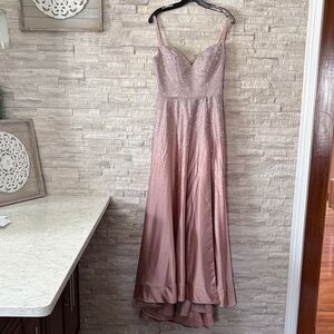 Sparkle Blush Pink Evening Gown - Brand